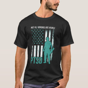 Camiseta No Todas Las Heridas Son Conciencia Visible Del Pt