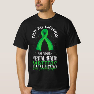 Camiseta No Todas Las Heridas Son Conciencia Visible Sobre