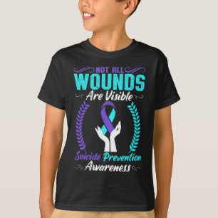 Camiseta No Todas Las Heridas Son Evidentes Para La Prevenc