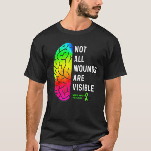 Camiseta No todas las heridas son visibles - Aviso de salud
