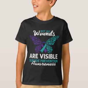 Camiseta No Todas Las Heridas Son Visibles Conciencia Del S