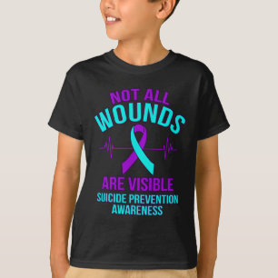 Camiseta No Todas Las Heridas Son Visibles Conciencia Del S