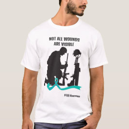 CAMISETA NO TODAS LAS HERIDAS SON VISIBLES. CONCIENCIA SOBR