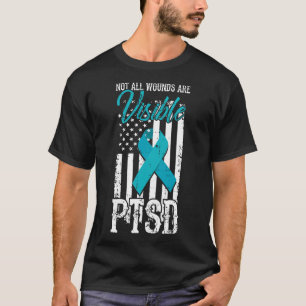Camiseta No todas las heridas son visibles la cinta Verde a