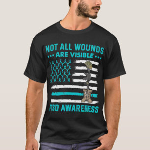 Camiseta No Todas Las Heridas Son Visibles Para Concienciac