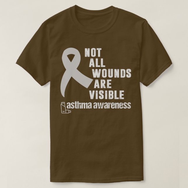 Camiseta No Todas Las Heridas Son Visibles Para Concienciar (Diseño del anverso)