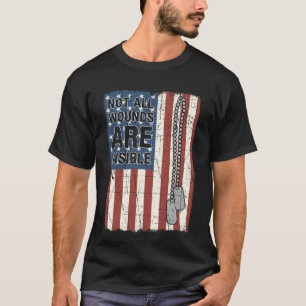 Camiseta No Todas Las Heridas Son Visibles Por El Ptsd Cita