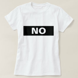 Camiseta No Todavía No Sólo En El Lado De La Espalda