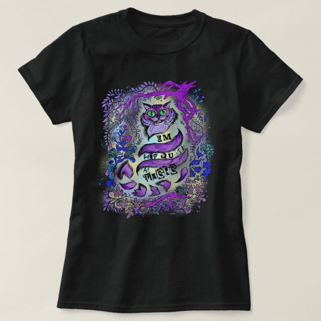 Camiseta No Todo Ahí, Gato Loco (Diseño del anverso)