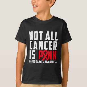 Camiseta No todo el cáncer es rosa. Conciencia sobre el cán