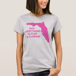 CAMISETA NO TODO ES PLANO EN LA FLORIDA