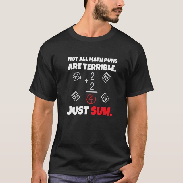 Camiseta No todos los Chistes matemáticos son terribles sól (Anverso)