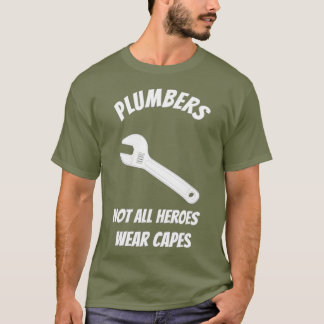 Camiseta No todos los héroes usan láminas de plomo divertid