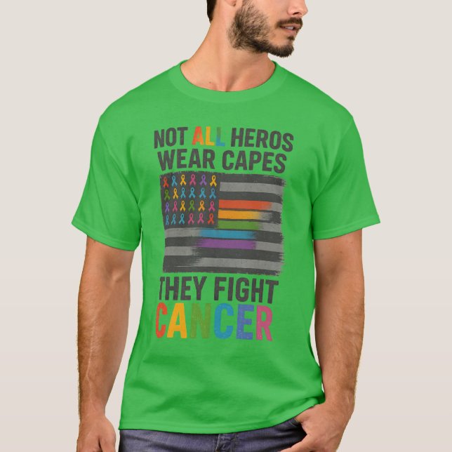 CAMISETA NO TODOS LOS HEROS LLEVAN CAPAS QUE LUCHAN CONTRA  (Anverso)