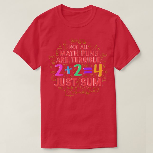 Camiseta No todos los puntajes matemáticos son terribles, s (Diseño del anverso)
