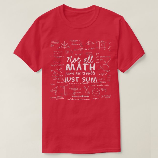 Camiseta No todos los puntajes matemáticos son terribles, s (Diseño del anverso)