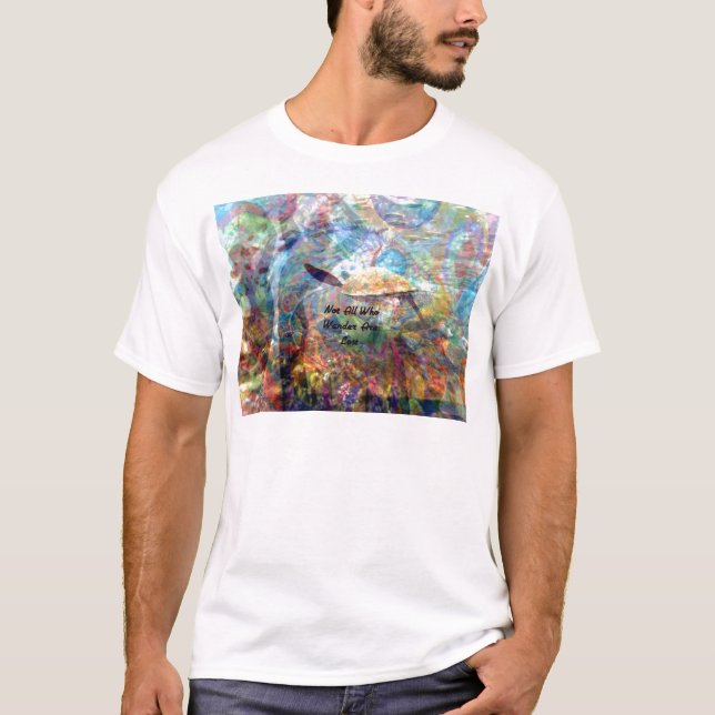 Camiseta No Todos Los Que Desean Una Cita Inspiradora (Anverso)