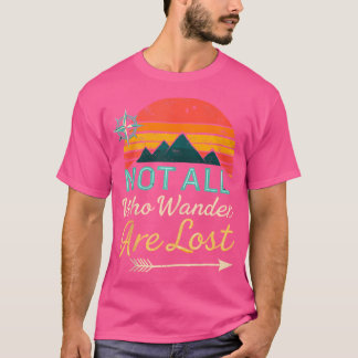 Camiseta No todos los que perdieron senderismo Senderismo S