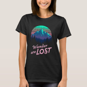 Camiseta No todos los que perdieron senderismo Senderismo S