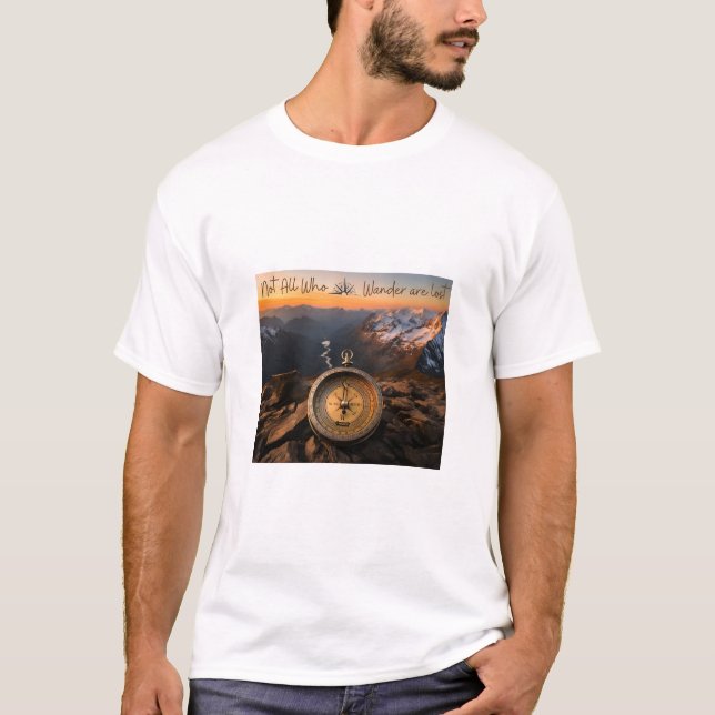 Camiseta No todos los que se pierden (Anverso)