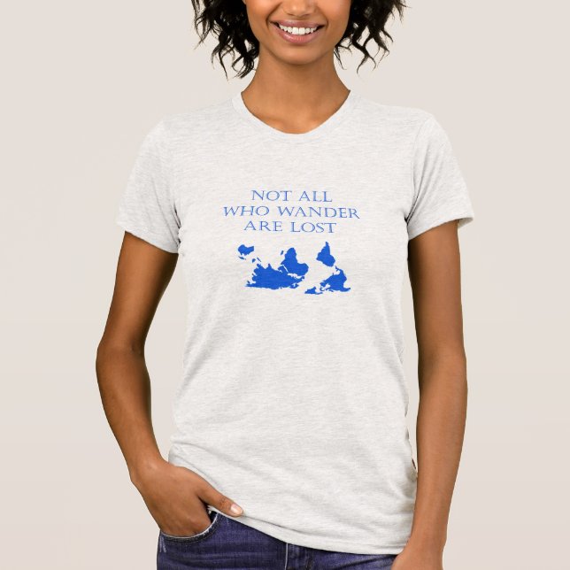 Camiseta No todos los que se pierden (Anverso)