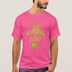 Camiseta No todos los que se pierden