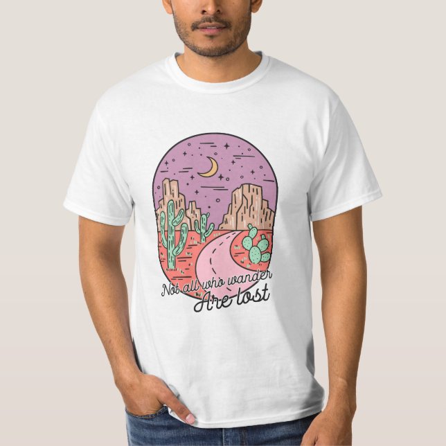 Camiseta No todos los que se pierden (Anverso)