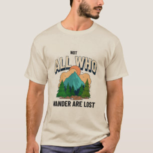 Camiseta No todos los que se pierden mi viaje