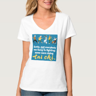 Camiseta No todos luchaban kung fu, tai chi