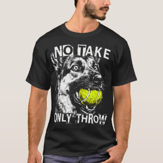 Camiseta No Tomar Solo Lanzar Bola de Tenis Divertida Alema