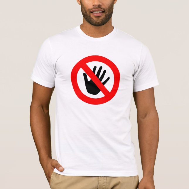 Camiseta No toque (Anverso)