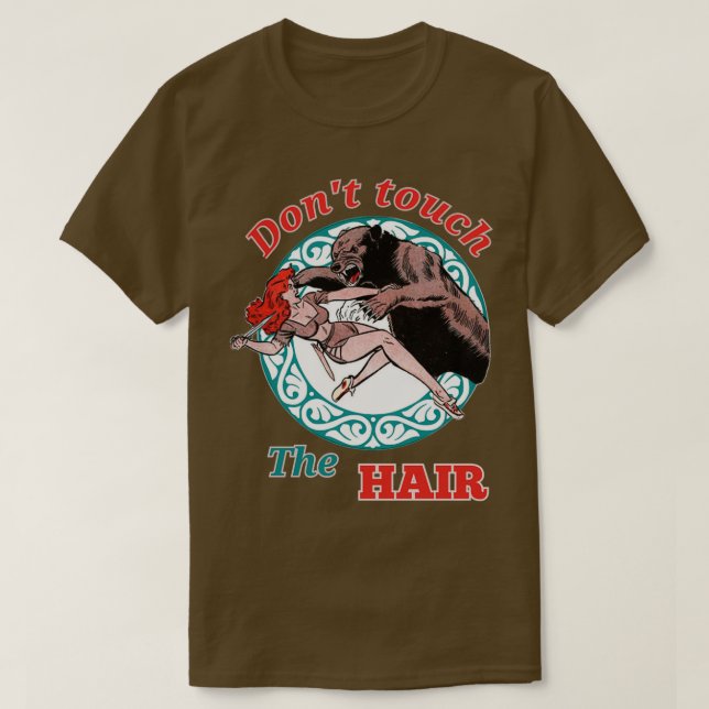 CAMISETA NO TOQUE EL PELO REDHEAD (Diseño del anverso)