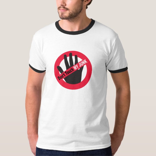 Camiseta No toque mis desperdicios (Anverso)
