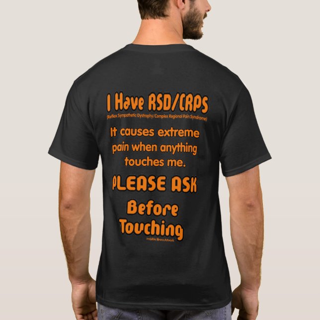 CAMISETA ¡NO TOQUE POR FAVOR!! … RSD/CRPS (Reverso)