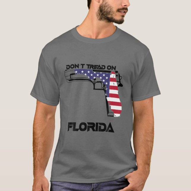 Camiseta No toques en mi Florida (Anverso)