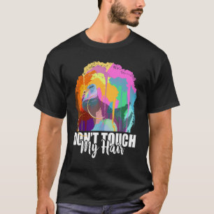 Camiseta No toques mi pelo afro negro mes de historia
