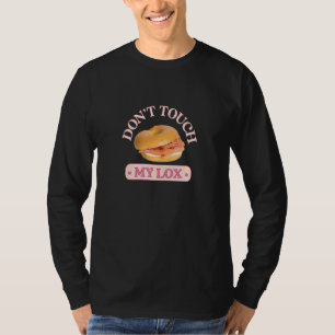 Camiseta No toques mi rizo de lox encierra el pelo Bagel ju
