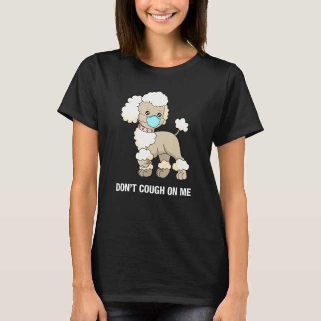 Camiseta No Tos Sobre Mí Perro De Carbón (Anverso)