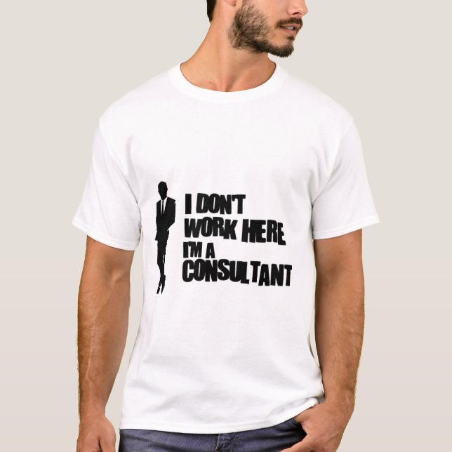 Camiseta No trabajo aquí (Anverso)