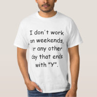 No trabajo los fines de semana