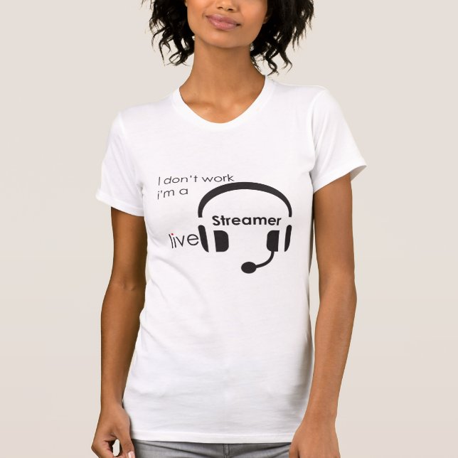 Camiseta no trabajo, soy un optimista (Anverso)