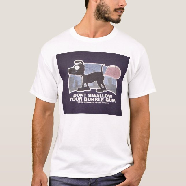 Camiseta no trague su chicle (Anverso)