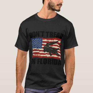 Camiseta No Tread On Florida Viejo Retro Estadounidense