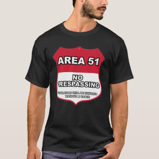 Camiseta No Trespassing Area 51