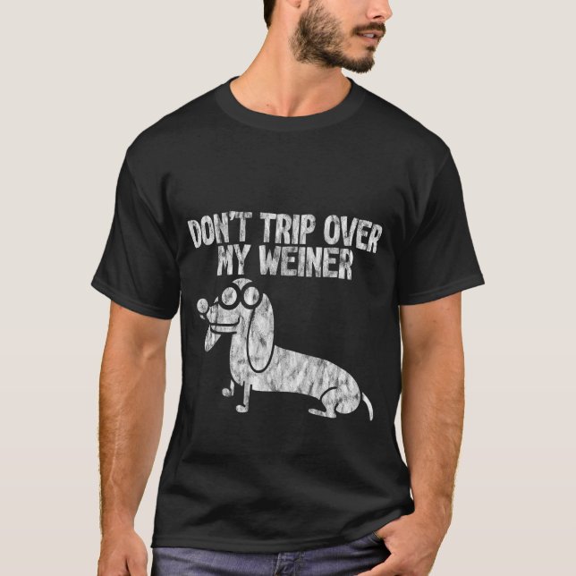 Camiseta No tropezes por mi Weiner (Anverso)