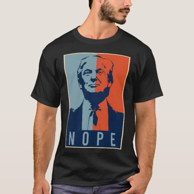Camiseta No Trump - Anti-Donald Trump (Anverso)