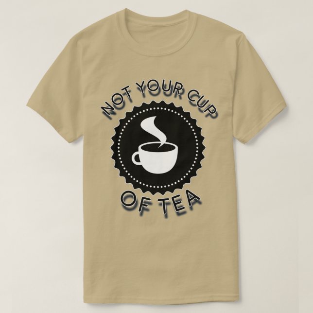 CAMISETA NO TU TAPA DE TÉ (Diseño del anverso)