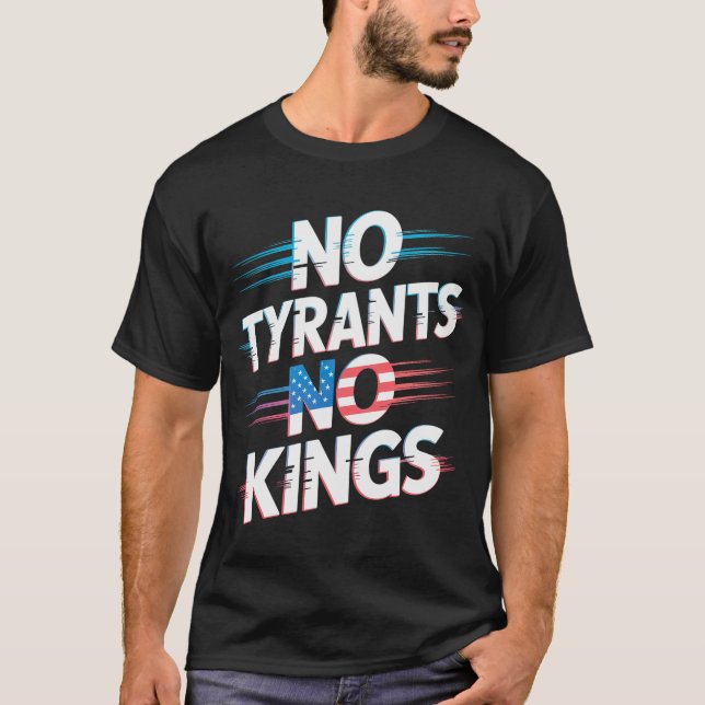 Camiseta No Tyrants No Kings Freedom and Rights Activist (Anverso)