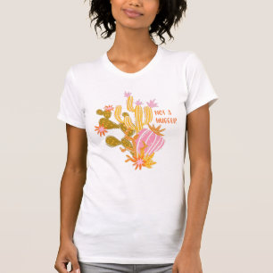 Camiseta No un abusador  Boho Cactus  Cita divertida de Int