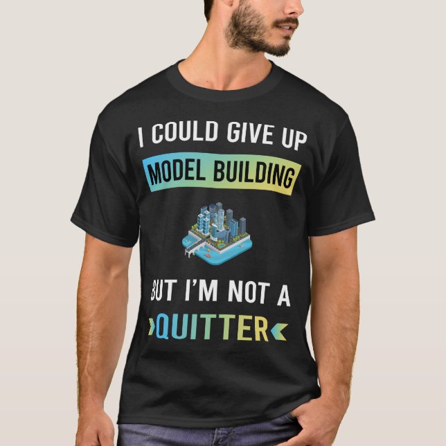 Camiseta No Un Edificio De Modelos De Quitter (Anverso)